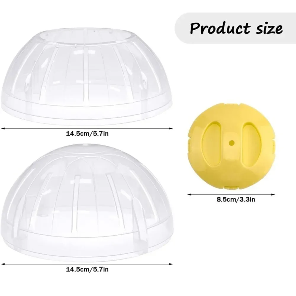 Small Pet Exercise Balls - Pink, Yellow, and Blue